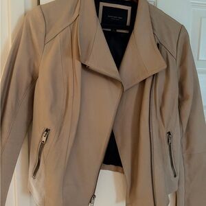 Marc New York Tan Leather Jacket
